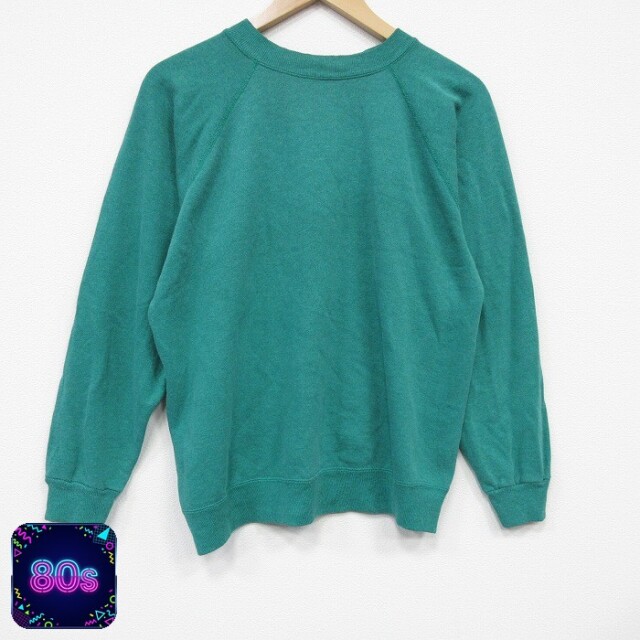 【20%OFF】80s 長袖スウェット ラグラン グリーン メンズM相当 | 古着
