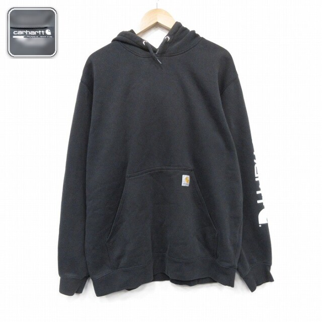 【20%OFF】カーハート 長袖スウェットパーカー ブラック メンズXL相当 | 古着