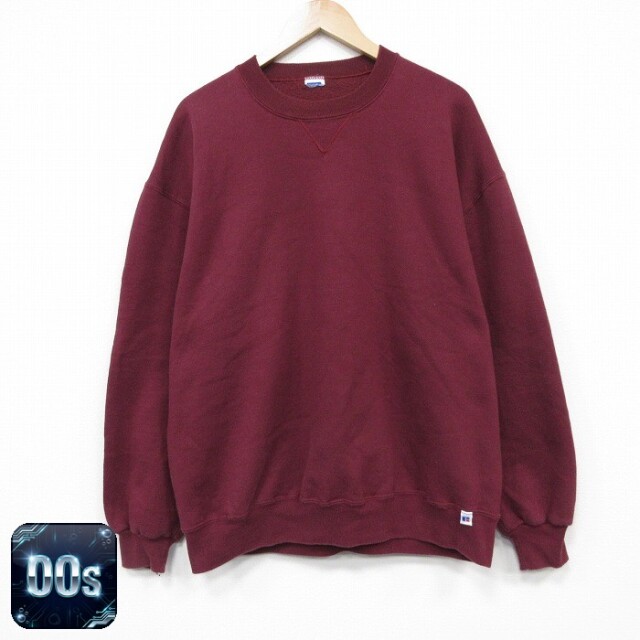 【20%OFF】ラッセル 00s 長袖スウェット バーガンディ メンズXL相当 | 古着