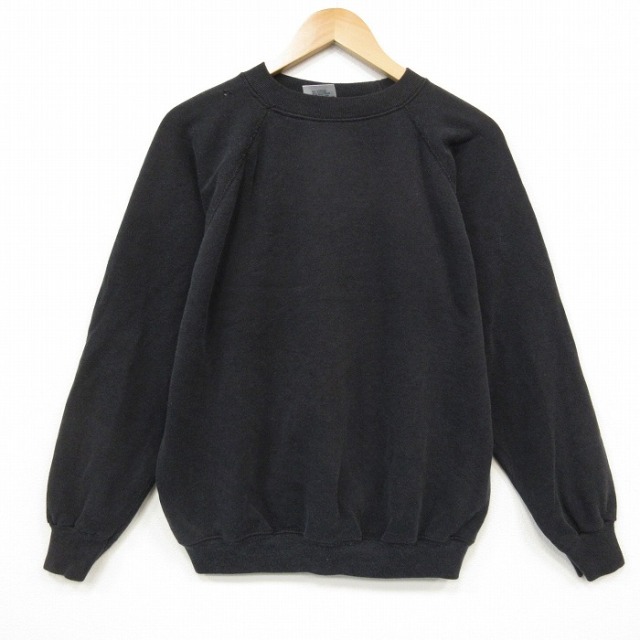 ヘインズ 90s 長袖スウェット ブラック メンズL相当 | 古着