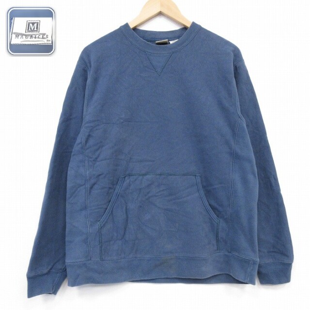 【20%OFF】長袖スウェット ネイビー メンズL相当 | 古着