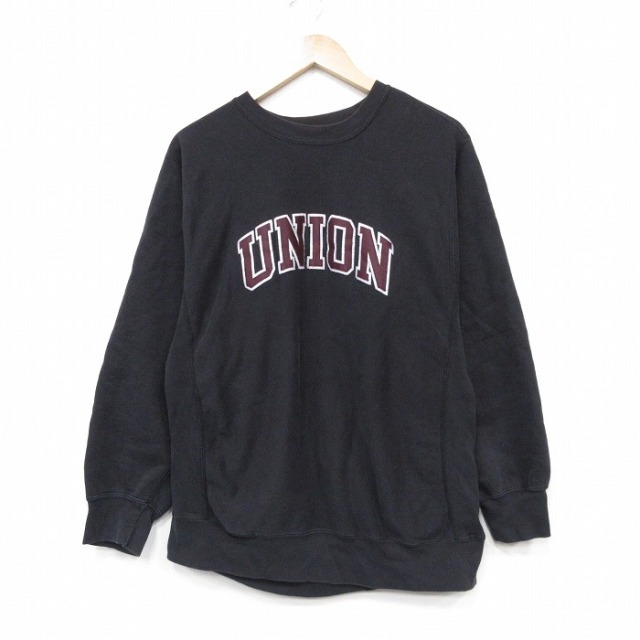 MVスポーツ 00s 長袖スウェット UNION ブラック メンズL相当 | 古着