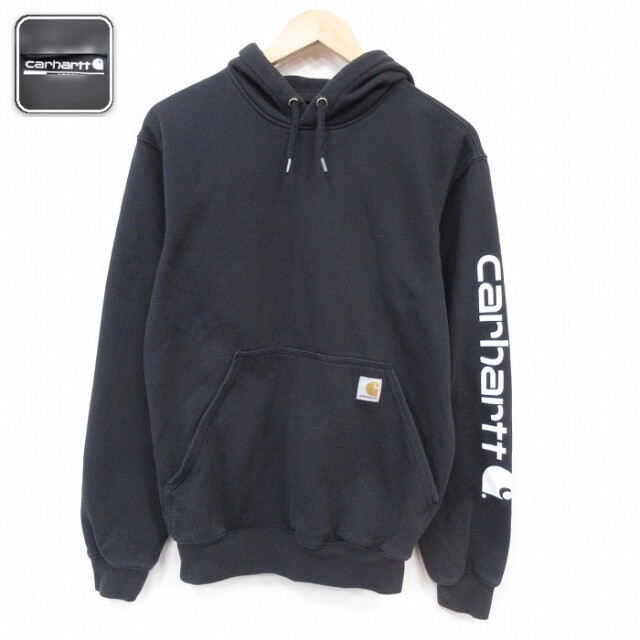 【20%OFF】カーハート 長袖スウェットパーカー ブラック メンズM相当 | 古着