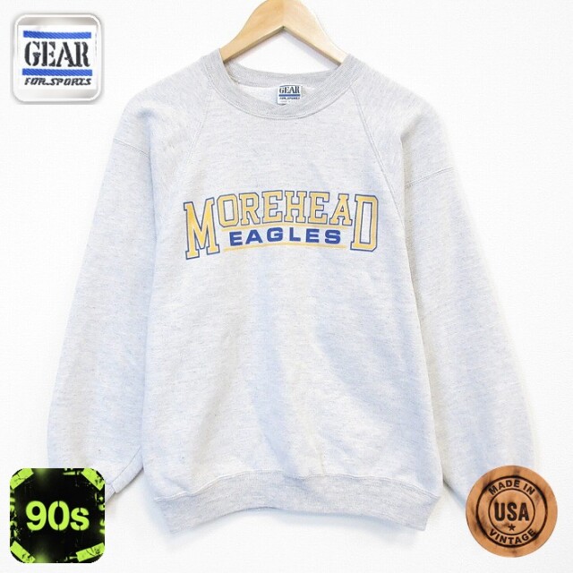 【20%OFF】90s 長袖スウェット イーグルス グレー霜降り メンズM相当 | 古着