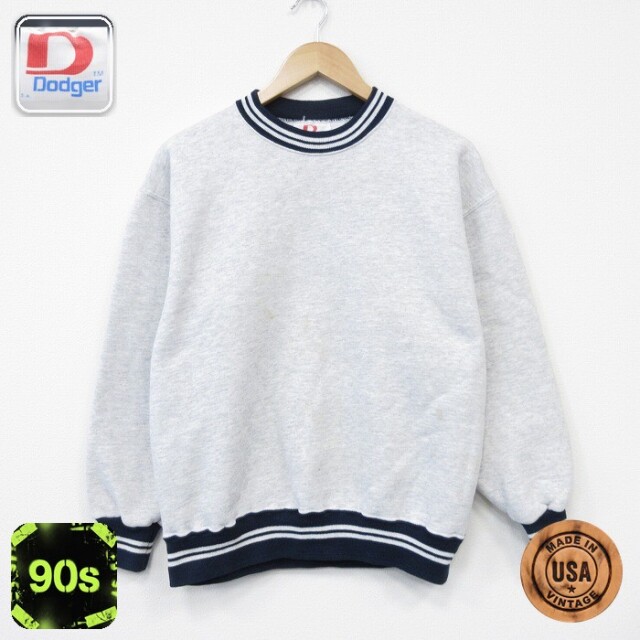 【20%OFF】90s 長袖スウェット グレー メンズM相当 | 古着