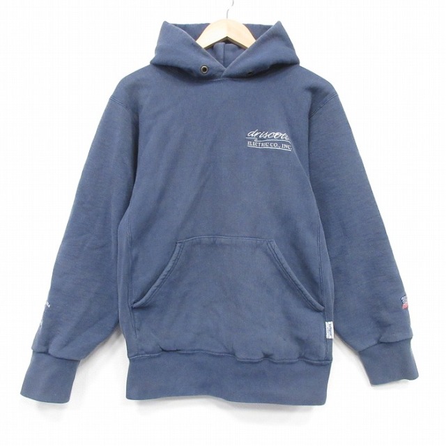 ケルスポーツ 90s 長袖スウェットパーカー driscoll ネイビー メンズL相当 | 古着