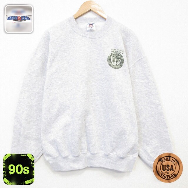 【20%OFF】ロッキーマウンテン 90s 長袖スウェット 霜降り グレー メンズXL相当 | 古着