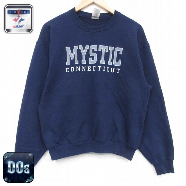 【20%OFF】ジャージーズ 00s 長袖スウェット ネイビー メンズM相当 | 古着