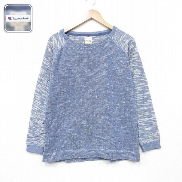 【20%OFF】チャンピオン 長袖スウェット ラグラン ネイビー メンズM相当 | 古着