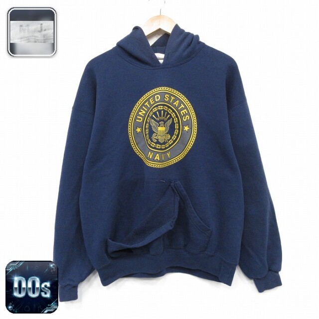 【20%OFF】USネイビー 00s ミリタリーパーカー リフレクター ネイビー メンズL相当 | 古着