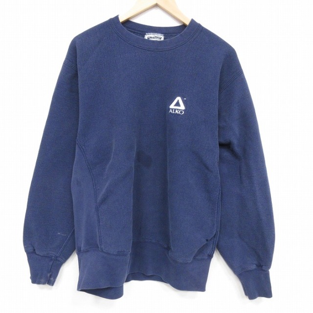 リー 90s 長袖スウェット ALKO ネイビー メンズXL相当 | 古着