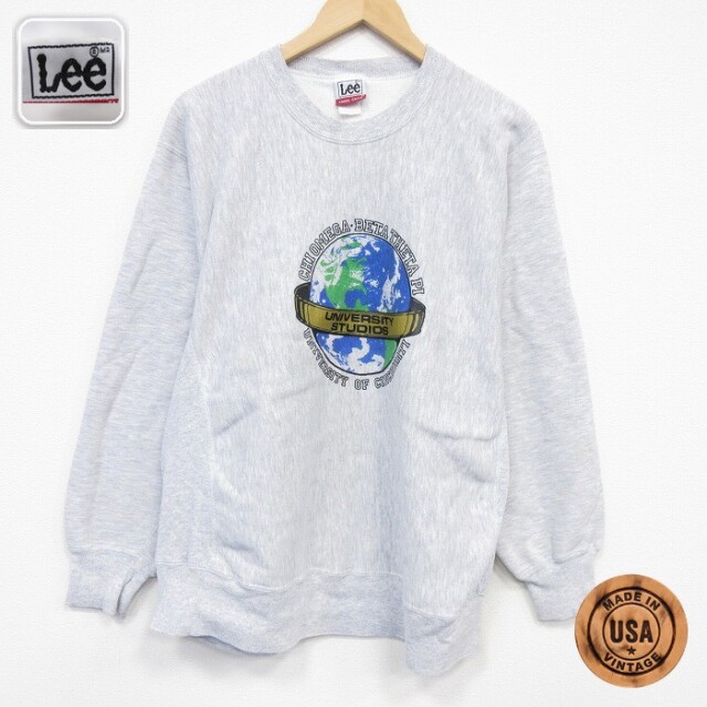 【20%OFF】リー 長袖スウェット 霜降り グレー メンズL相当 | 古着