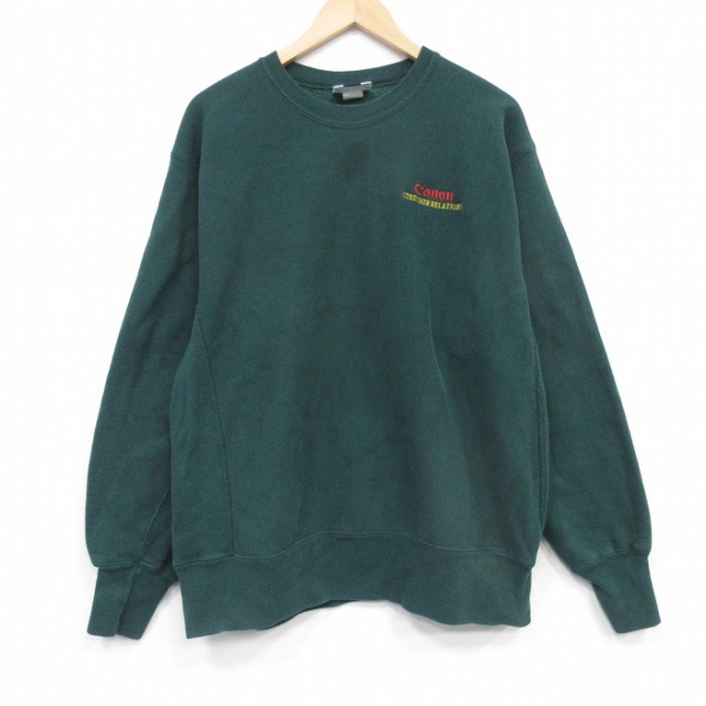 リー 90s 長袖スウェット キャノン グリーン メンズXL相当 | 古着
