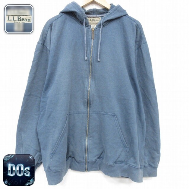 【20%OFF】エルエルビーン 00s フルジップパーカー ネイビー メンズXL相当 | 古着