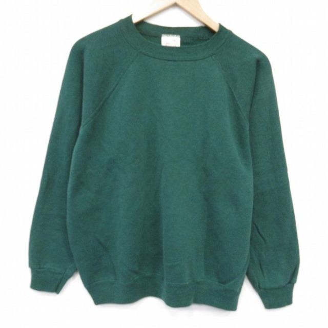 ヘインズ 90s 長袖スウェット ラグラン グリーン メンズXL相当 | 古着
