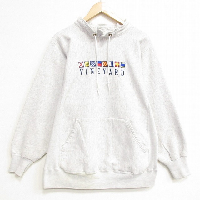 ケルスポーツ 90s 長袖スウェット VINEYARD刺繍 グレー メンズXL相当 | 古着