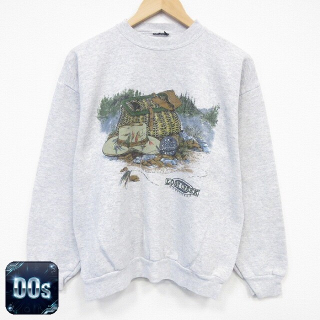 【20%OFF】00s 長袖スウェット グレー メンズL相当 | 古着