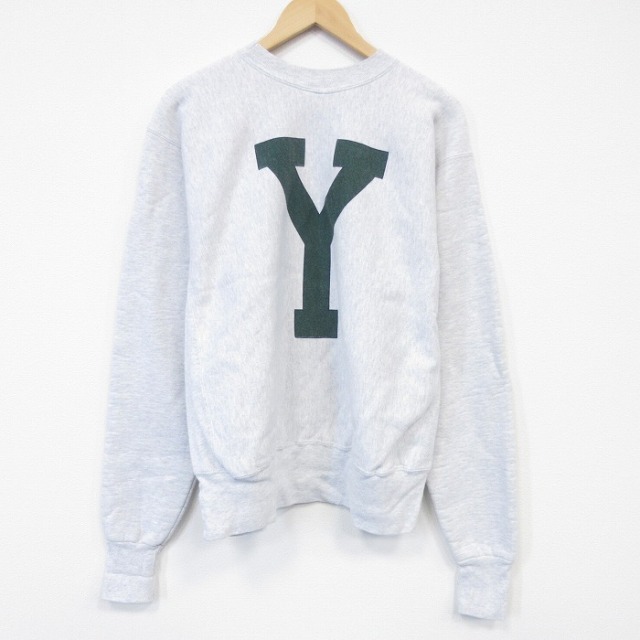 90s 長袖スウェット Yカレッジ グレー メンズXL相当 | 古着