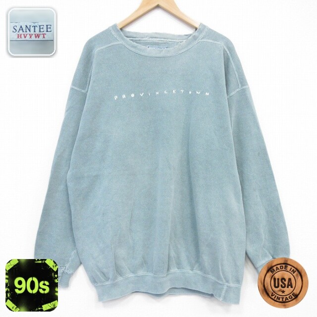【20%OFF】90s 長袖スウェット PROVINCETOWN カーキ メンズXL相当 | 古着