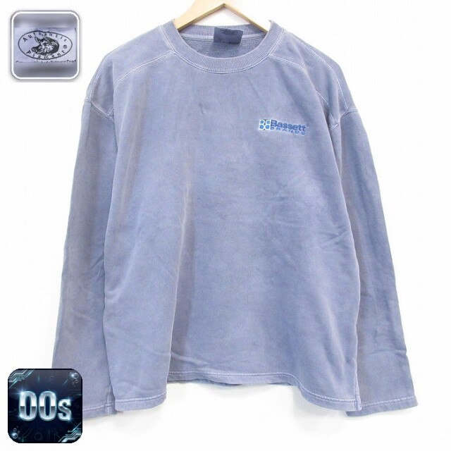 【20%OFF】00s 長袖スウェット Bassett グレー メンズL相当 | 古着