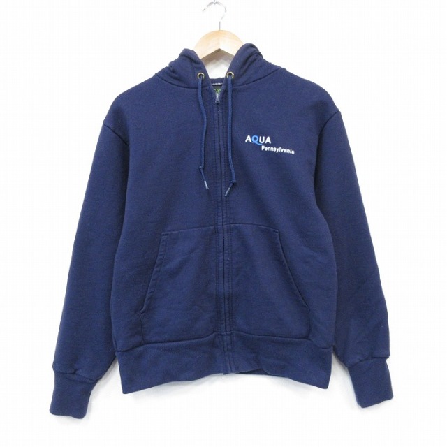 キャンバー 90s フルジップスウェット ペンシルベニア ネイビー メンズM相当 | 古着