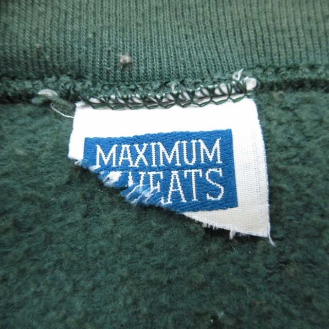 古着通販 XL☆古着 長袖 スウェット メンズ 90年代 90s NFL グリーン