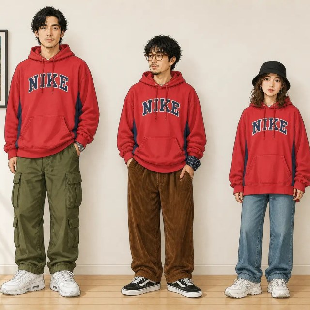 古着通販 XL☆古着 ナイキ NIKE 長袖 スウェット パーカー メンズ 00
