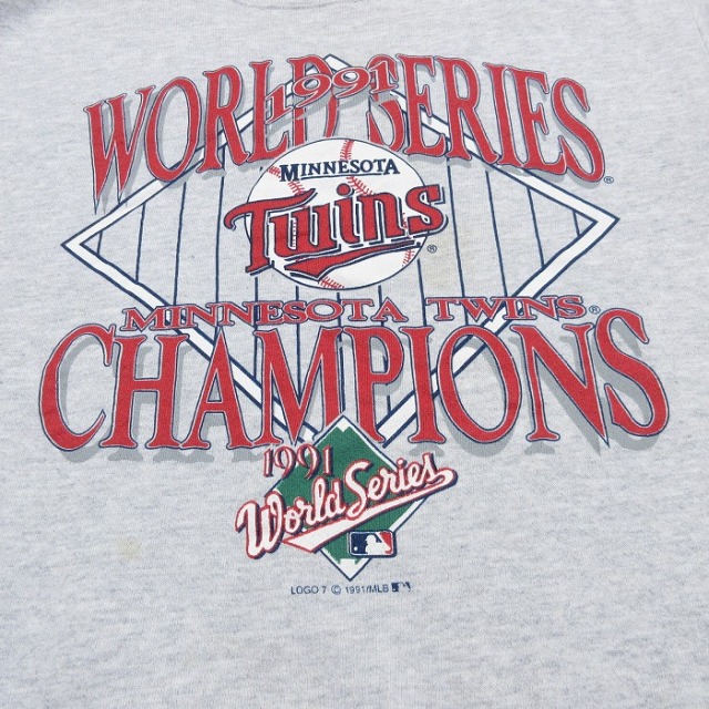 古着通販 M☆古着 TULTEX 長袖 スウェット メンズ 90年代 90s MLB