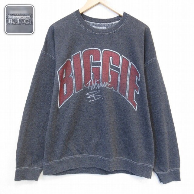 【20%OFF】ノートリアスBIG 長袖スウェット グレー メンズXL相当 | 古着