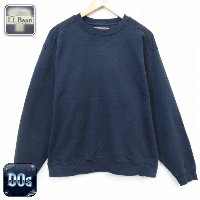 【20%OFF】エルエルビーン 00s 長袖スウェット ネイビー メンズXL相当 | 古着