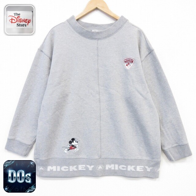 ディズニー 00s 長袖スウェット ミッキー グレー メンズXL相当 | 古着