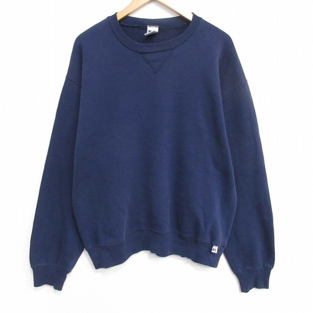 ラッセル 00s 長袖スウェット ネイビー メンズXL相当 | 古着