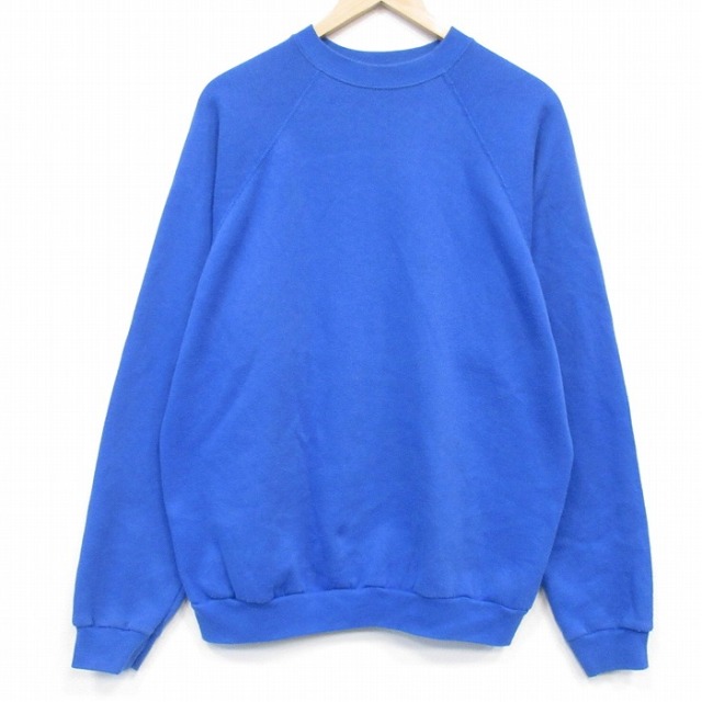 TULTEX 90s 長袖スウェット ラグラン ブルー メンズL相当 | 古着