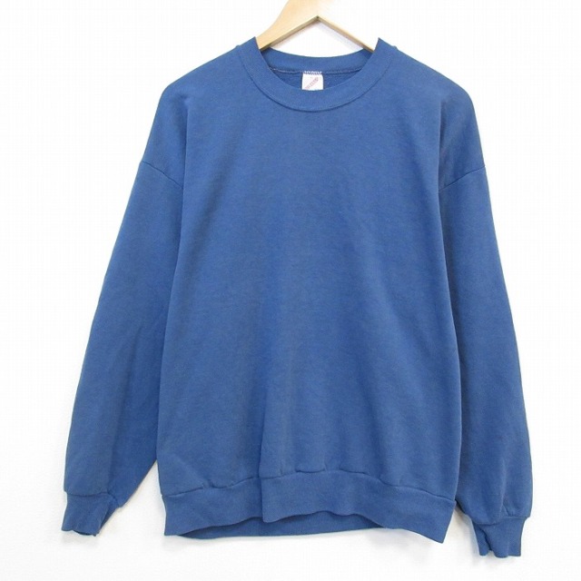 ジャージーズ 90s 長袖スウェット ブルー メンズXL相当 | 古着