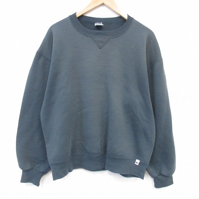 ラッセル 90s 長袖スウェット グリーン メンズXL相当 | 古着