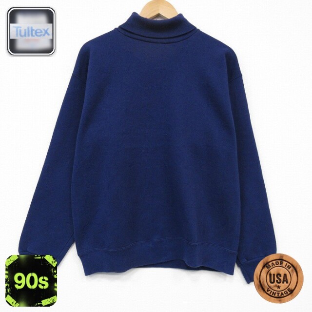 TULTEX 90s 長袖スウェット ネイビー メンズL相当 | 古着