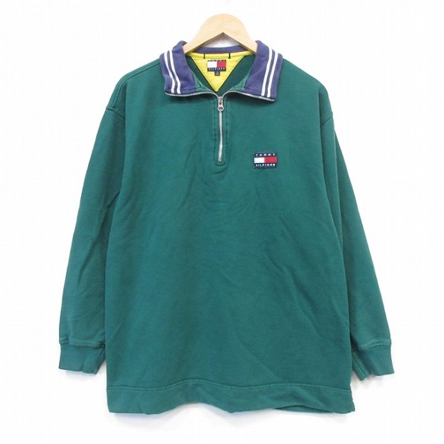 古着通販 XL☆古着 ラッセル 長袖 スウェット メンズ 90年代 90s ワン