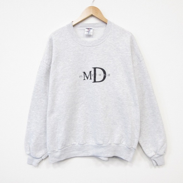 90s 長袖スウェット MD グレー メンズXL相当 | 古着