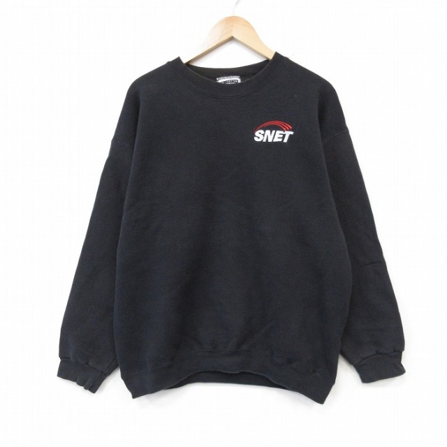 リー 90s 長袖スウェット SNET ブラック メンズL相当 | 古着