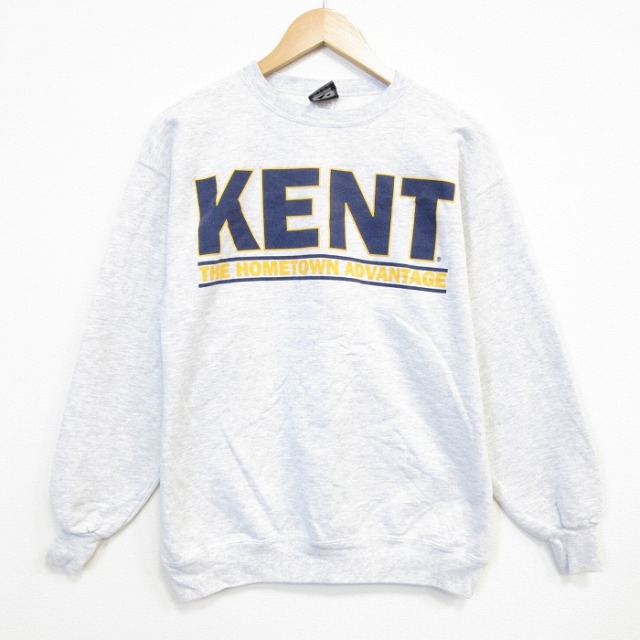 90s 長袖スウェット KENT 霜降りグレー メンズM相当 | 古着