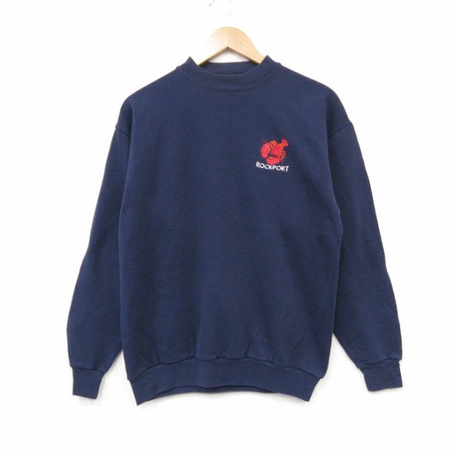 TULTEX 90s 長袖スウェット エビ ネイビー メンズM相当 | 古着