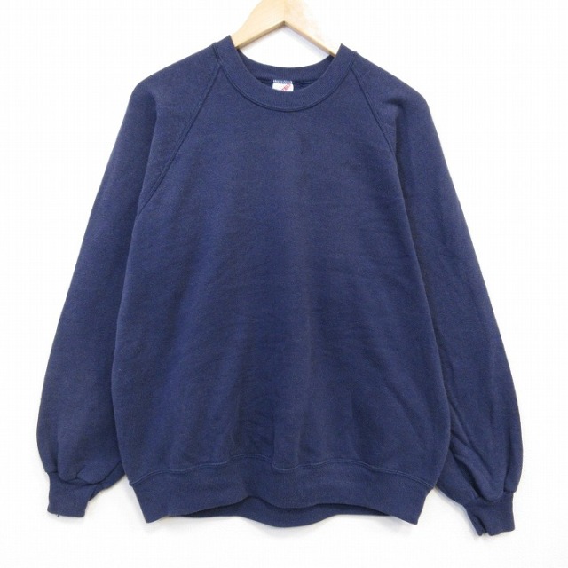 ジャージーズ 90s 長袖スウェット ネイビー メンズXL相当 | 古着