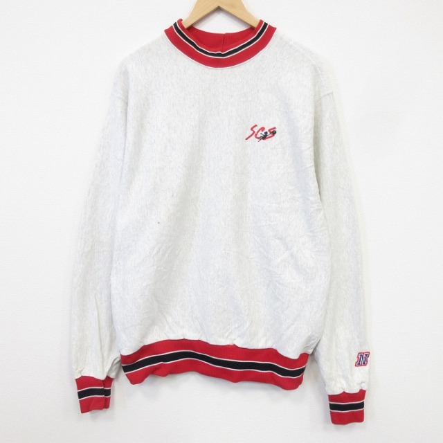 90s 長袖スウェット 霜降り グレー メンズXL相当 | 古着