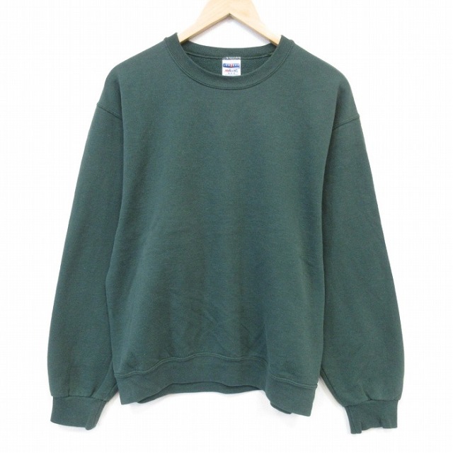 00s 長袖スウェット グリーン メンズM相当 | 古着
