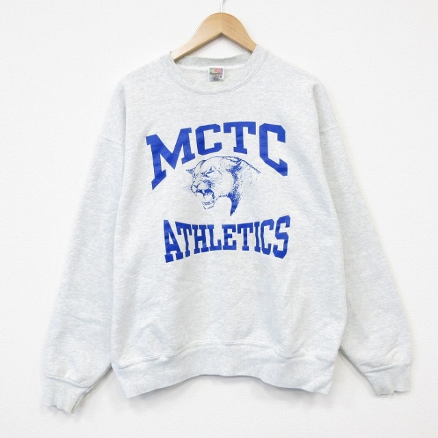フルーツオブザルーム 90s 長袖スウェット MCTC グレー メンズXL相当 | 古着