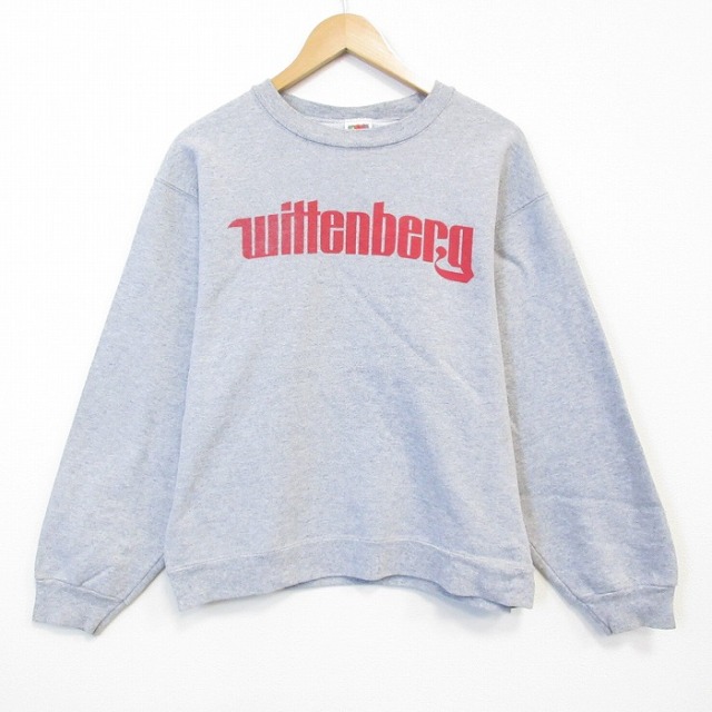 フルーツオブザルーム 00s 長袖スウェット wittenberg グレー メンズM相当 | 古着