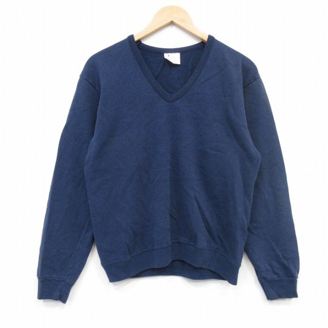 ヘインズ 90s 長袖スウェット ネイビー メンズS相当 | 古着