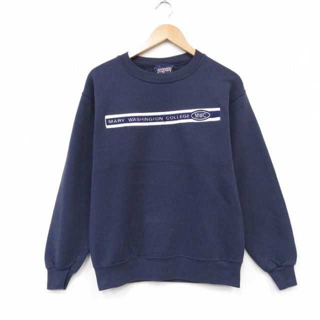 ジャンスポーツ 00s 長袖スウェット カレッジ ネイビー メンズM相当 | 古着