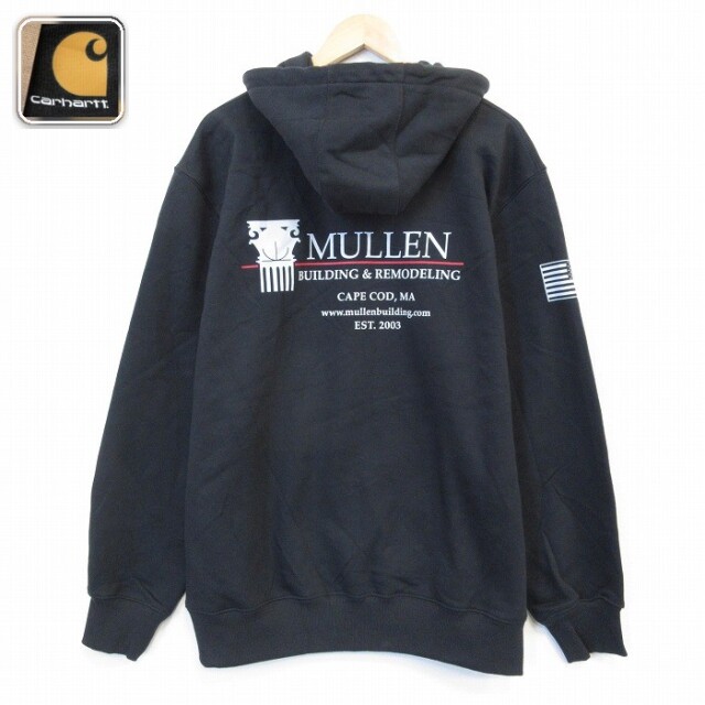 カーハート 長袖スウェットパーカー MULLEN RAIN DEFENDER ブラック メンズXL相当 | 古着