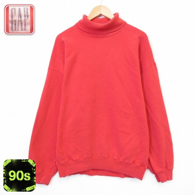 ギャップ 90s 長袖スウェット レッド メンズXL相当 | 古着